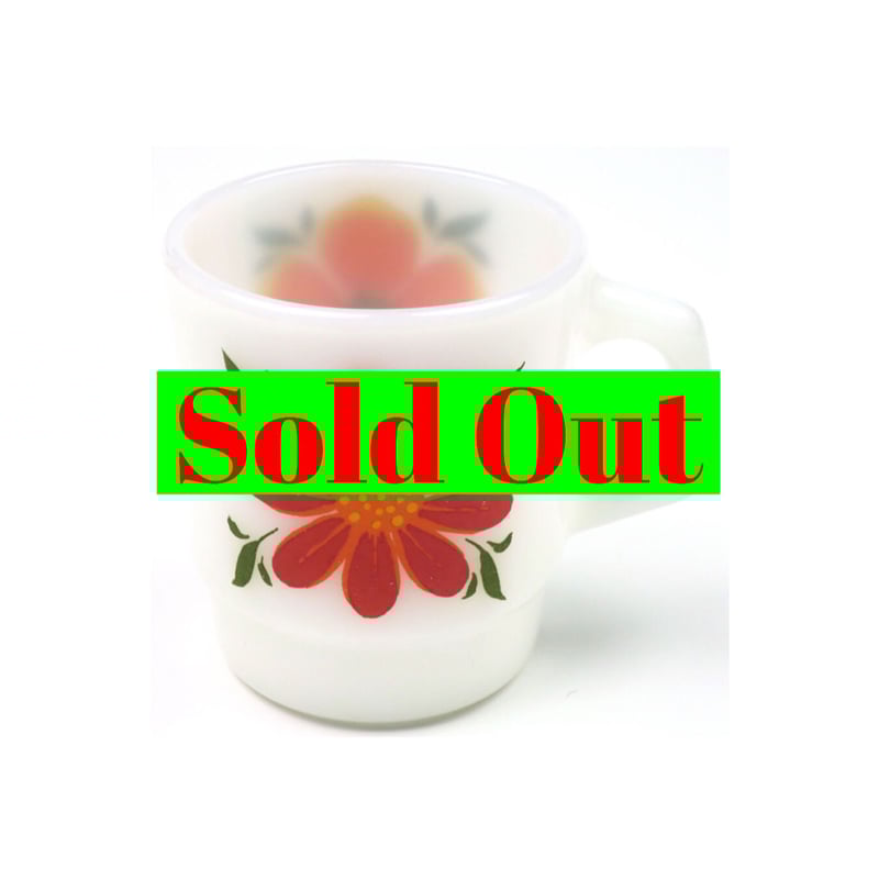 ファイヤーキング Fire King (ファイヤーキング) カップ&ソーサー 1960年代1970