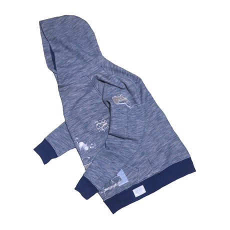 DENIM&SUPPLY Ralph Lauren(デニムアンドサプライ ラルフローレン) リメイク加工パーカー