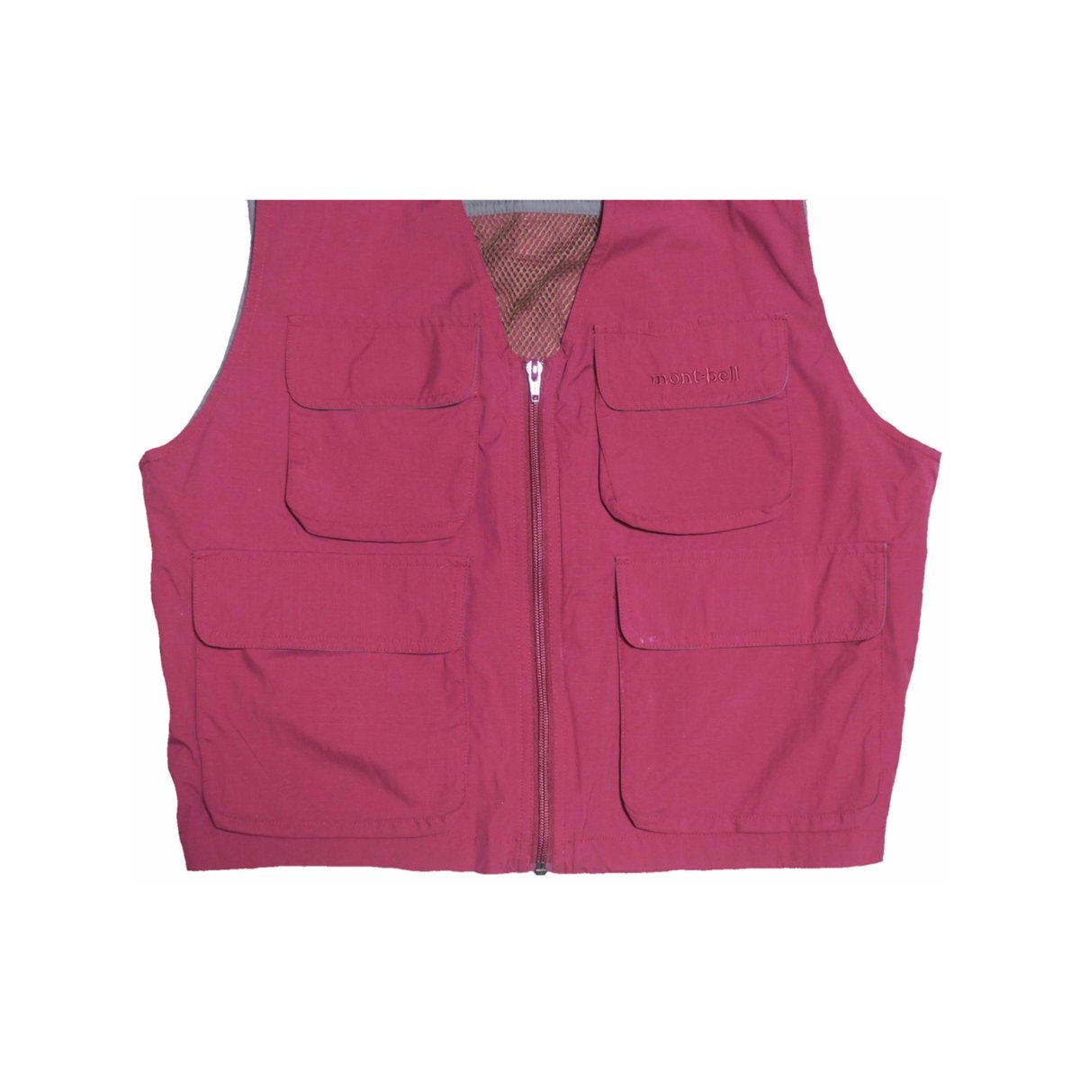 【希少】00s 初期 mont-bell 中綿コンストラクションベスト Lサイズ Neige Down Vest Kid's 140 - 160 | Montbell Japan