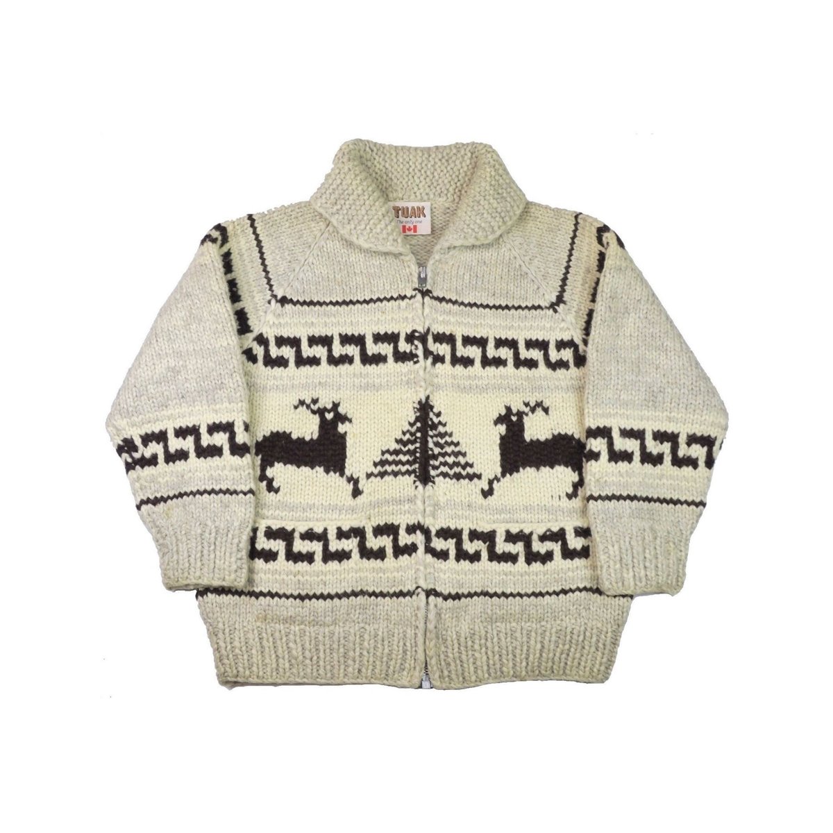 【貴重ヴィンテージ品】TUAK　カウチンセーター70s頃メンズレディースペア 貴重ヴィンテージ品】TUAK カウチンセーター70s頃メンズレディースペア