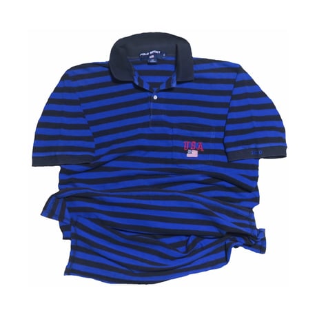 POLO SPORT(ポロスボーツ) ボーダーポロシャツ