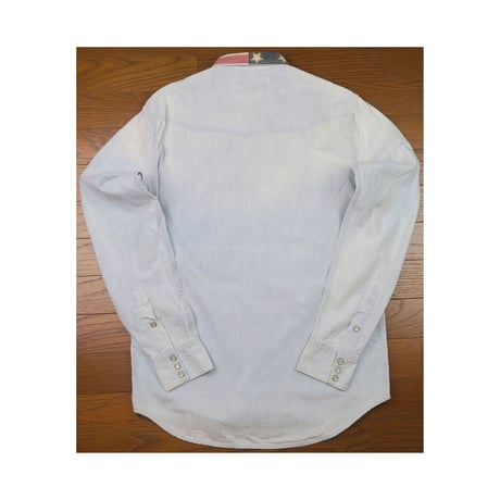 DENIM&SUPPLY Ralph Lauren(デニムアンドサプライ ラルフローレン) ユーズド加工シャンブレーシャツ