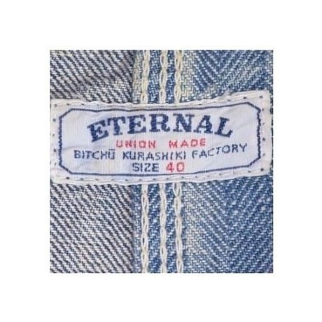 ETERNAL(エターナル) ユーズド加工デニムカバーオール