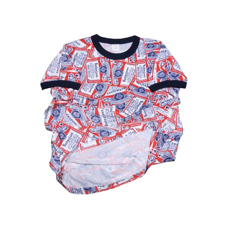 Budweiser(バドワイザー) 総柄Tシャツ②