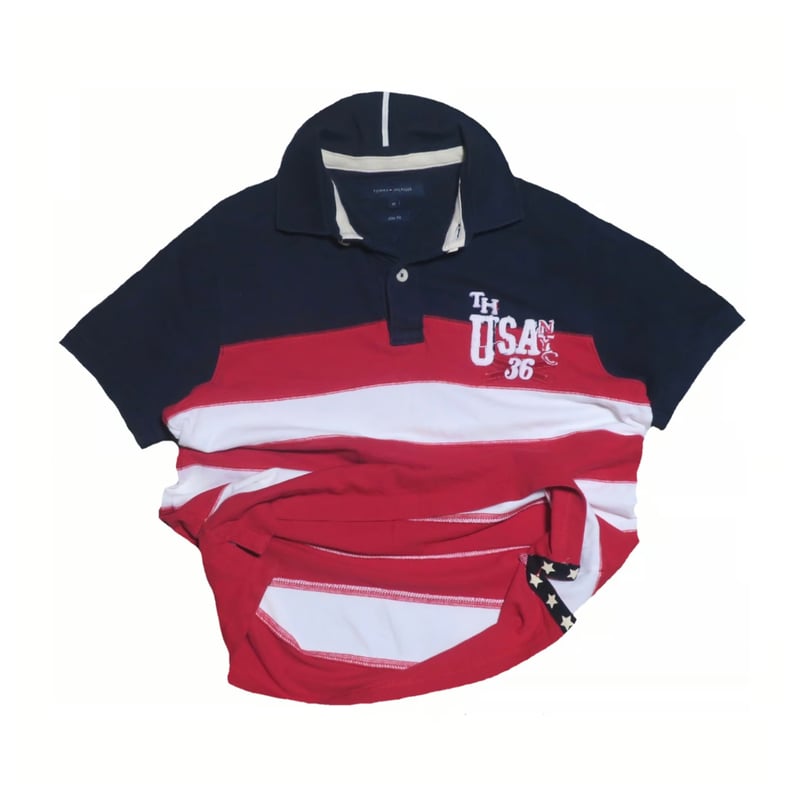トミーヒルフィガー　ポロシャツ サイズL 新品未使用 TOMMY HILFIGER (トミーヒルフィガー) ワンポイント 半袖