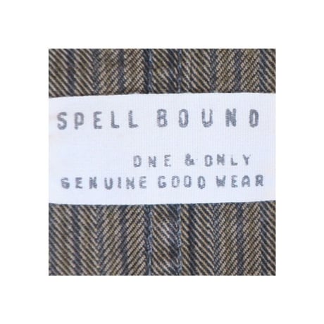 SPELL BOUND(スペルバウンド) ストライプステンカラーコート