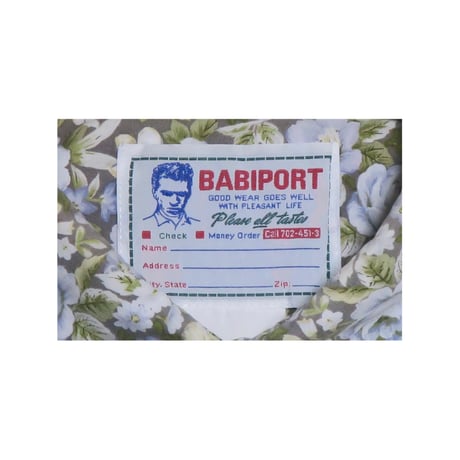 BABIPORT(バビポート) ボタニカル柄シャツ