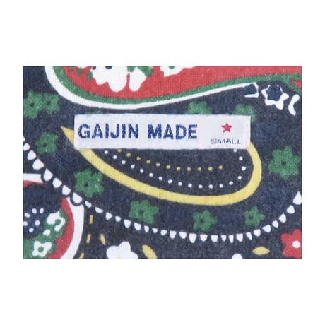 GAIJIN MADE(ガイジンメイド) ペイズリー柄シャツ