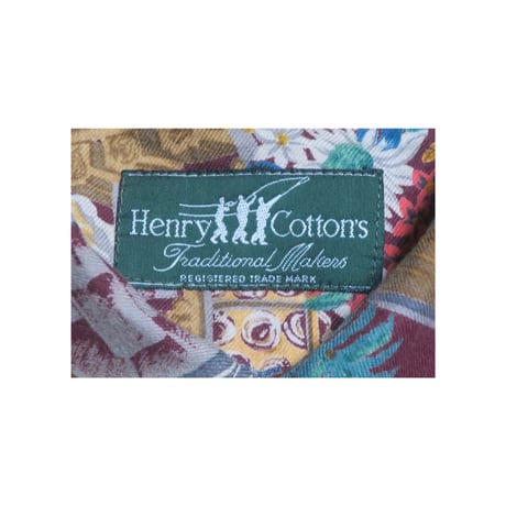 Henry Cottons(ヘンリーコットンズ) パターンシャツ 総柄 90s