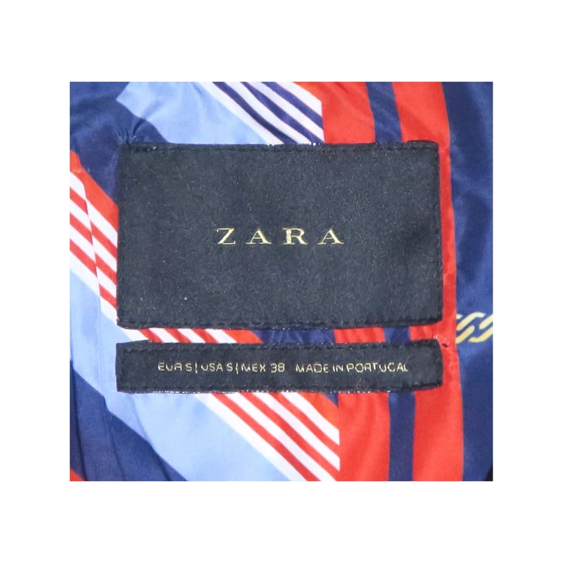 ZARA　ザラ　総柄　スカジャン　US　S