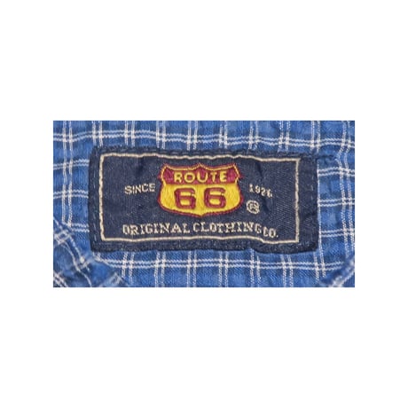 ROUTE66 シアサッカーシャツ