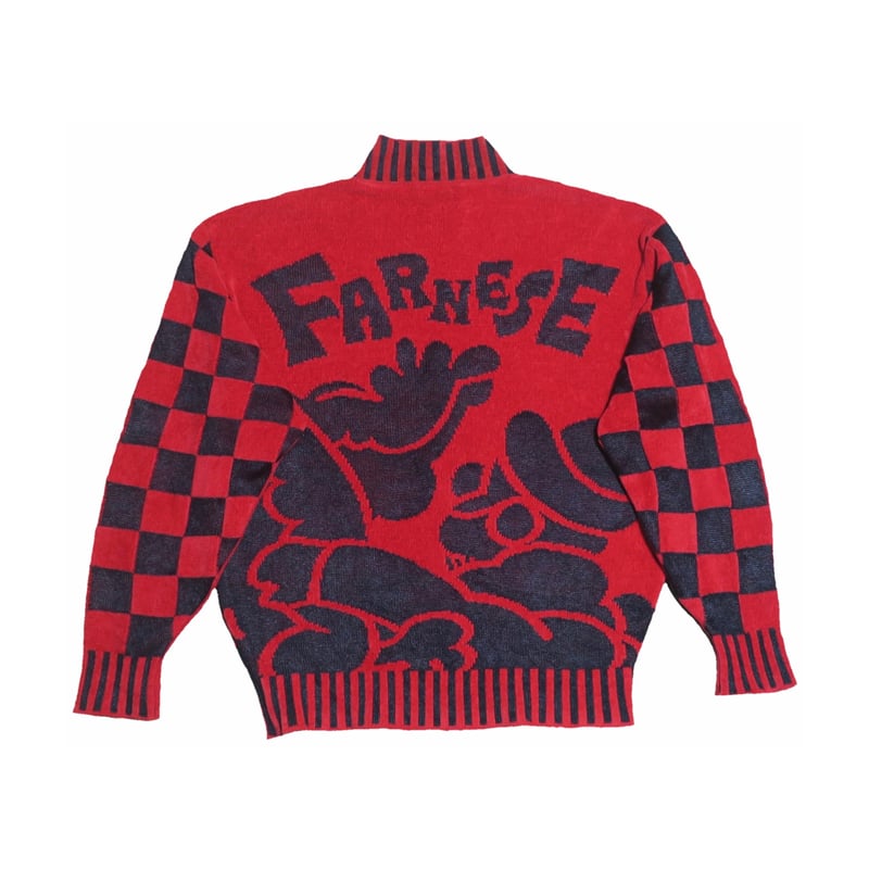 90s FARNESE 総柄 デザインニット セーター FARNESE(ファルネーゼ) セーター | 少しマニアックな古着のセレクト