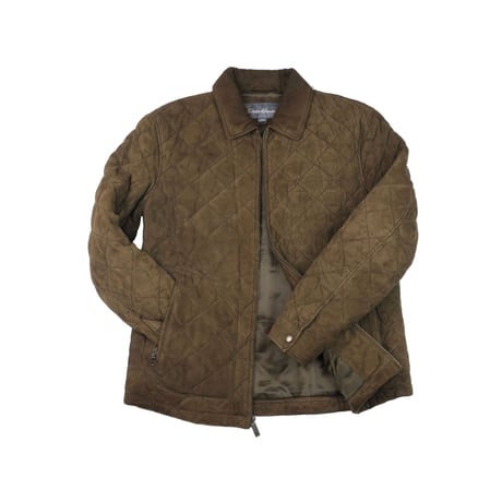 Eddie Bauer(エディーバウアー) レザーキルティングブルゾン