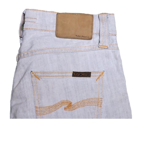 Nudie Jeans(ヌーディージーンズ) ブリーチデニムパンツ