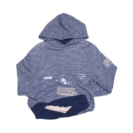 DENIM&SUPPLY Ralph Lauren(デニムアンドサプライ ラルフローレン) リメイク加工パーカー