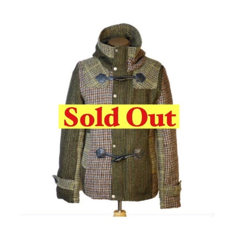 Harris​ Tweed(ハリスツイード) ツイードダッフルコート | 少し