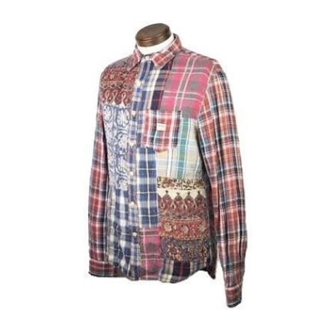 DENIM&SUPPLY Ralph Lauren(デニムアンドサプライ ラルフローレン) パッチワークシャツ