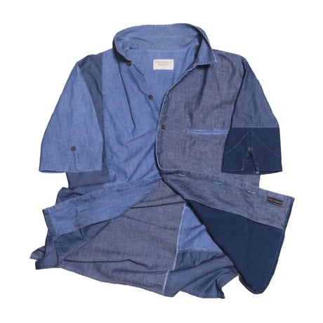 Nudie Jeans(ヌーディージーンズ) アシンメトリーシャツ