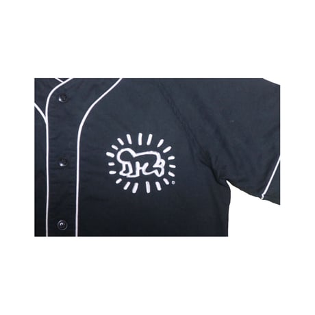 Keith Haring/BROWNY(キースへリング/ブラウニー) ベースボールシャツ