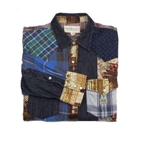 DENIM&SUPPLY Ralph Lauren(デニムアンドサプライ ラルフローレン) パッチワークシャツ③