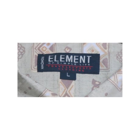 ELEMENT(エレメント) パターンシャツ