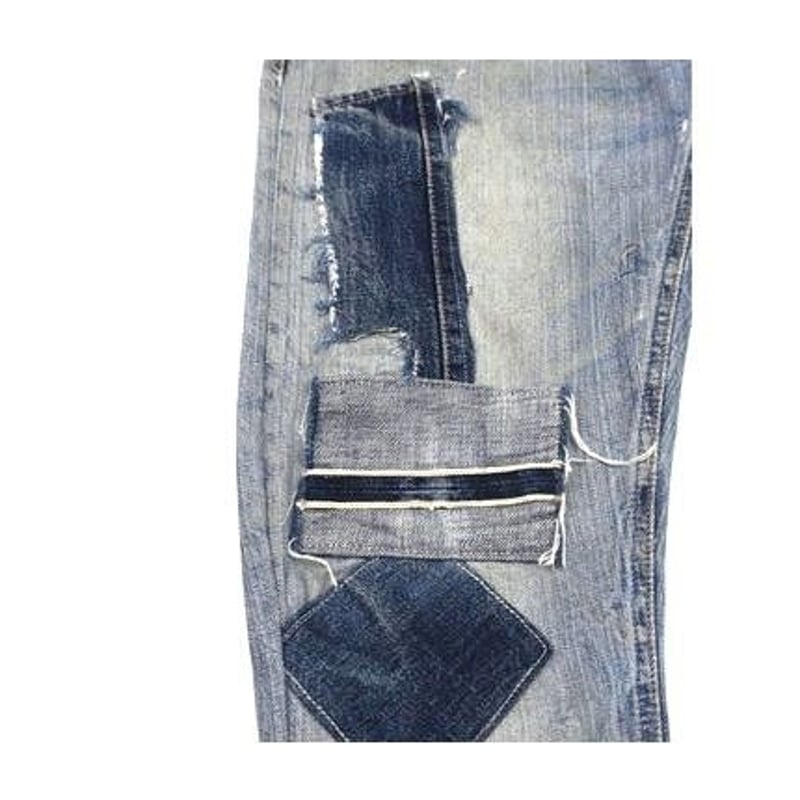 Nudie Jeans(ヌーディージーンズ) ダメージ加工デニム パンツ | 少し 