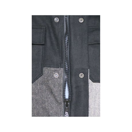 Harris Tweed(ハリスツイード) パッチワークマウンテンパーカー