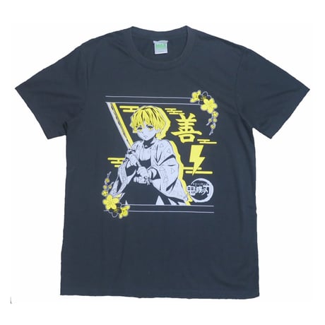 鬼滅の刃 我妻善逸 Tシャツ アニメt グラフィックt 古着