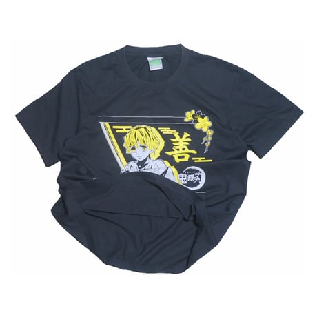 鬼滅の刃 我妻善逸 Tシャツ アニメt グラフィックt 古着