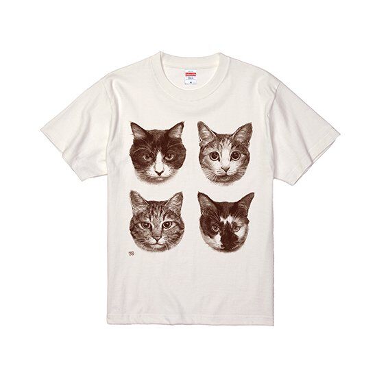 猫街ろまん Tシャツ | ホホホ座浄土寺店