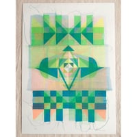 Kione Kochi - Quilt Print /Light-Teal