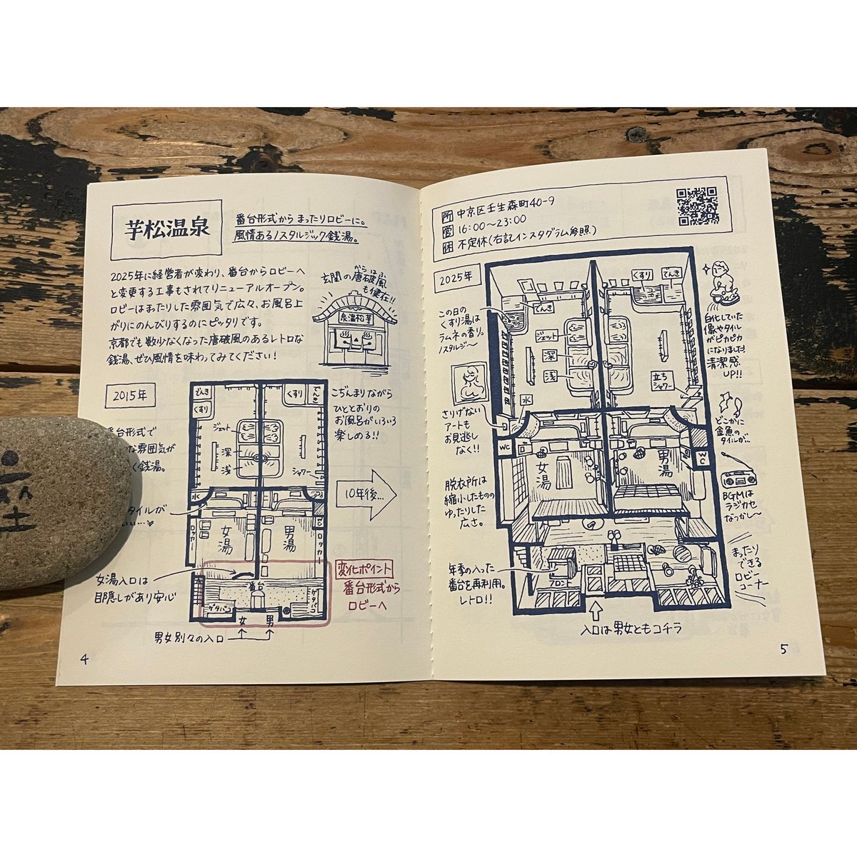 ひつじの京都銭湯図鑑2025 / らくがきひつじ | ホホホ座浄土寺店