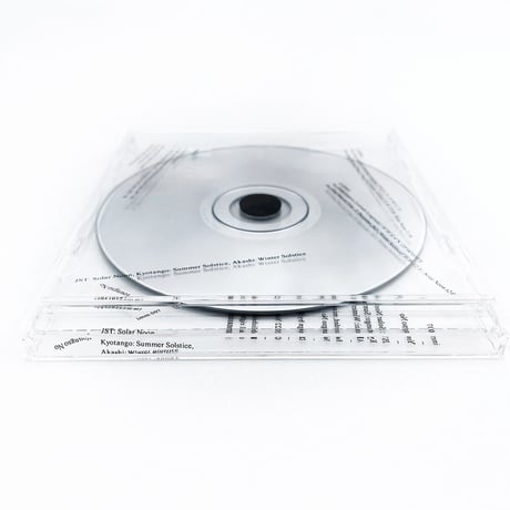 ＜３００枚限定CD＞ JST: Solar Noon, Kyotango: Summer Solstice, Akashi: Winter Solstice　/　Youngso No