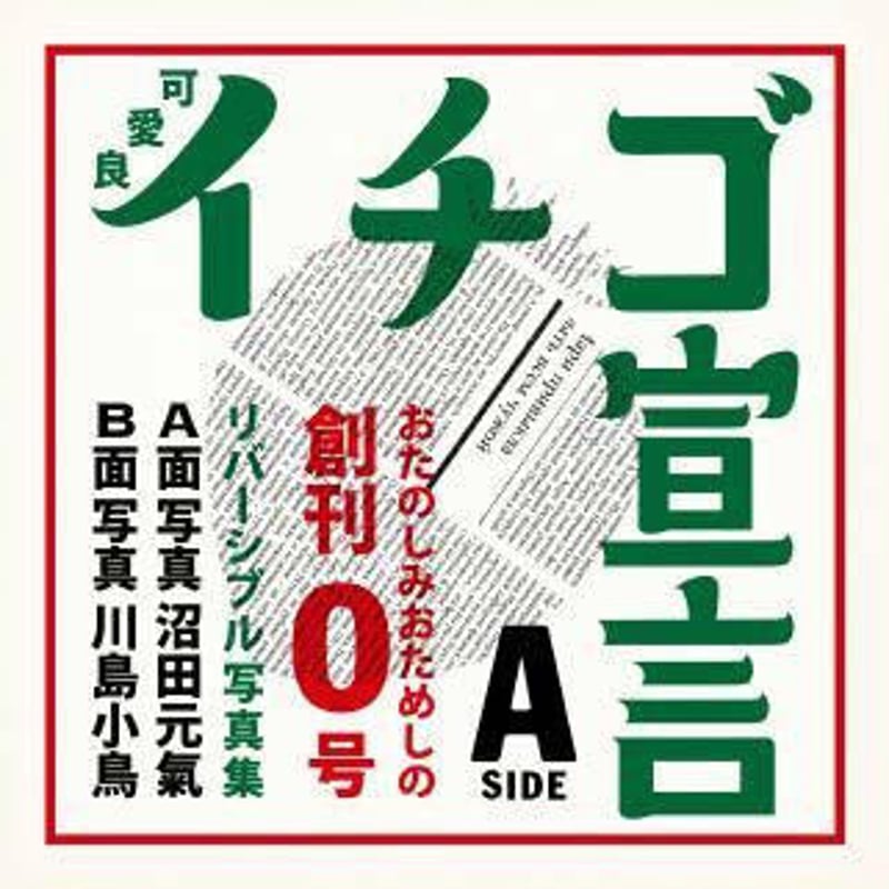 いちご宣言0号』川島小鳥＆沼田元氣 | ホホホ座浄土寺店