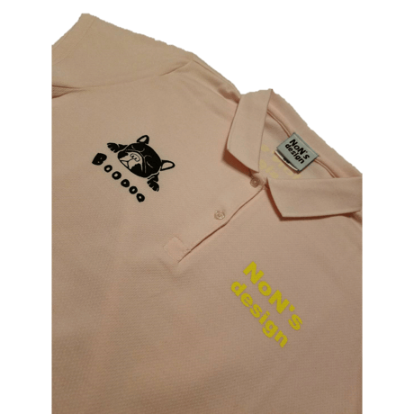 Lady`s-Slim Fit Golf Polo(Light Pink)