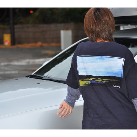 へたっぴゴルフ研究所×NoN`s design T-Shirt(Navy)