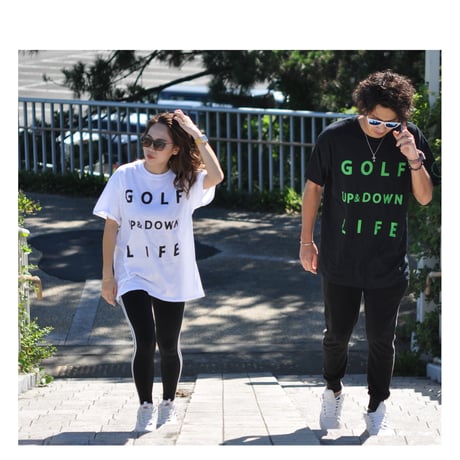 【5周年記念】ゴルフ我流道×NoN`s design T-shirt(B＆Green)