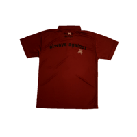 Silky Touch Golf Polo(Burgundy)aa