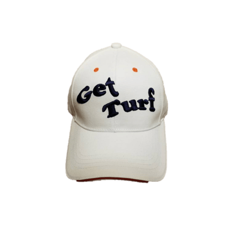 【Get Turf】Golf Cap(White)