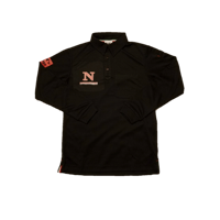 Long Sleeve Golf Polo(Black)