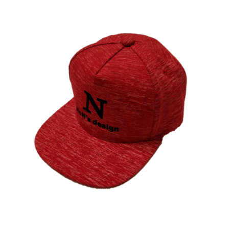 N Logo Flat Cap(Mesh Red)