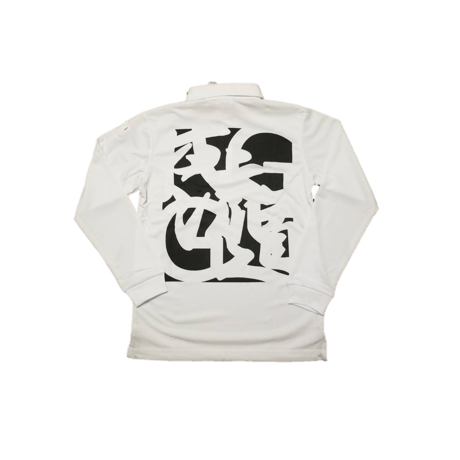 ゴルフ我流道×NoN`s design Golf Polo(White)