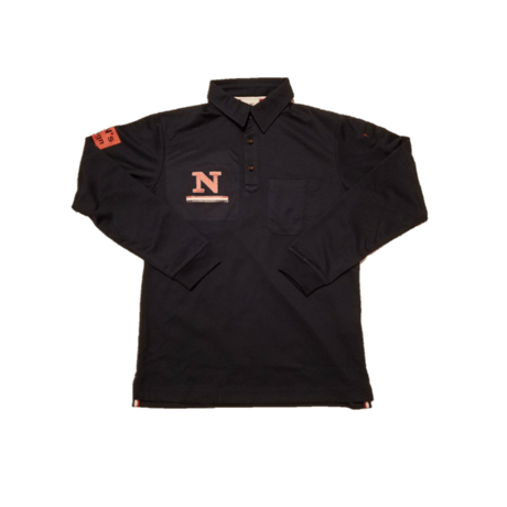 Long Sleeve Golf Polo(Navy)