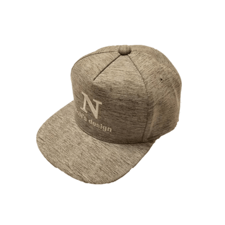 N Logo Flat Cap(Mesh Gray)