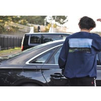 Big silhouette Sweat(Navy)GOLFcourse