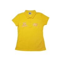Lady`s-Slim Fit Golf Polo(Yellow)