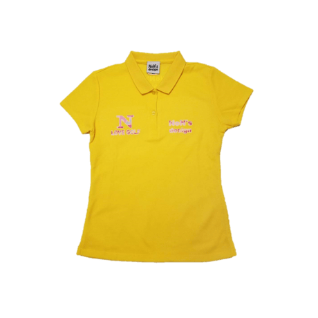 Lady`s-Slim Fit Golf Polo(Yellow)