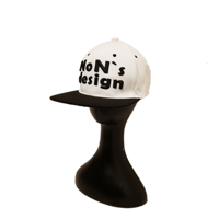 Big Logo Flat Cap(White＆Black)