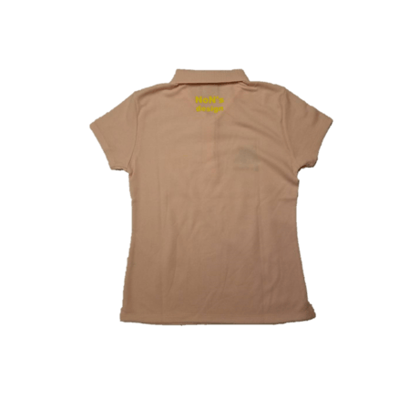 Lady`s-Slim Fit Golf Polo(Light Pink)