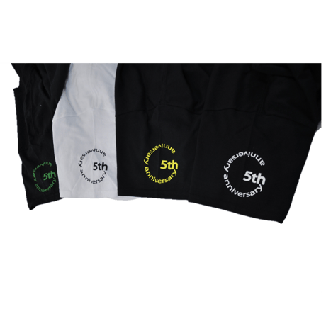 【5周年記念】ゴルフ我流道×NoN`s design T-shirt(W＆Black)